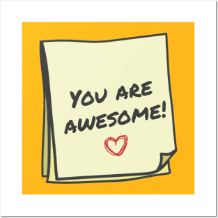 You are awesome Posters and Art